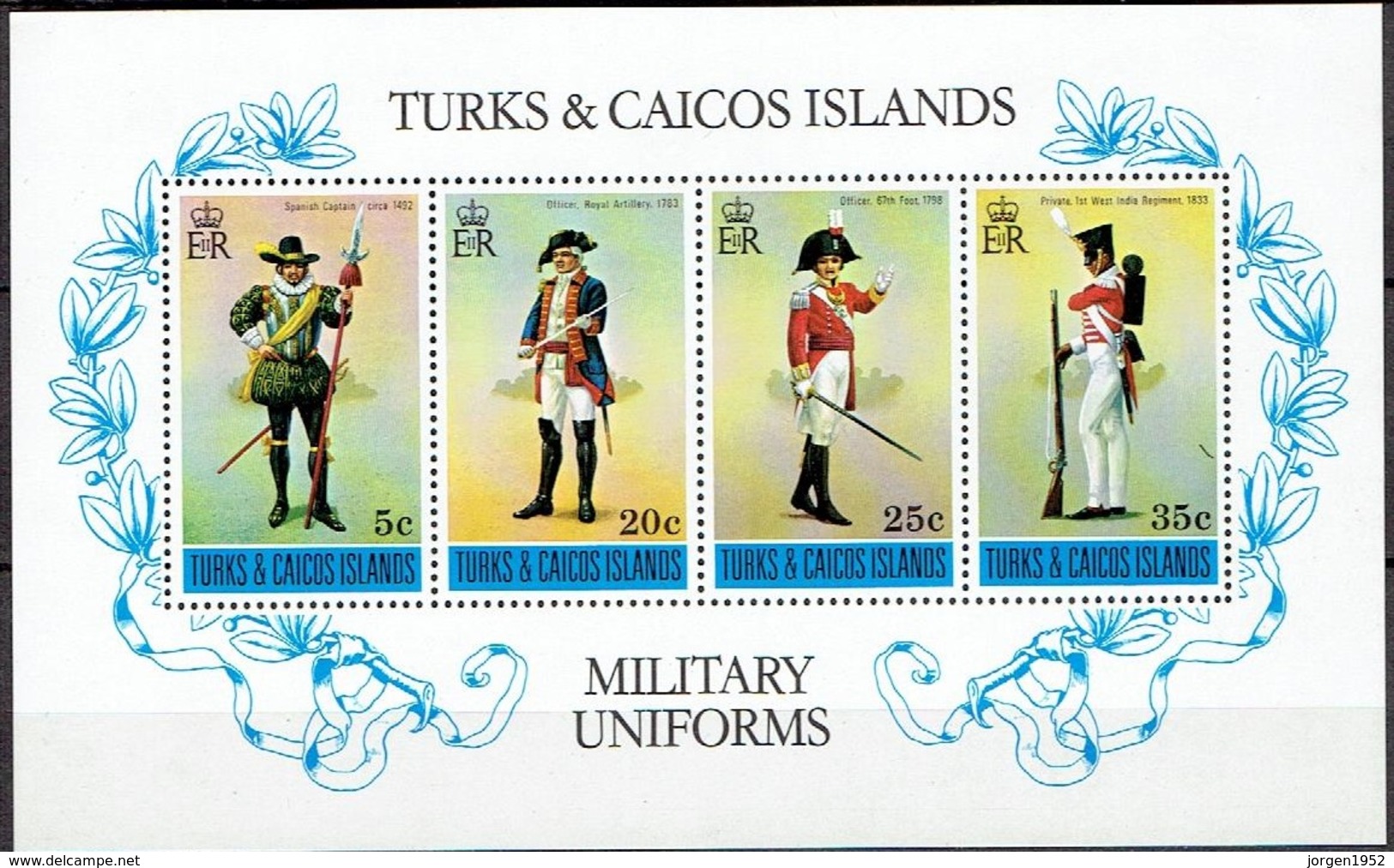 TURKS AND CAICOS ISLANDS  # FROM 1975  STAMPSWORLD 310-13** - Turks & Caicos