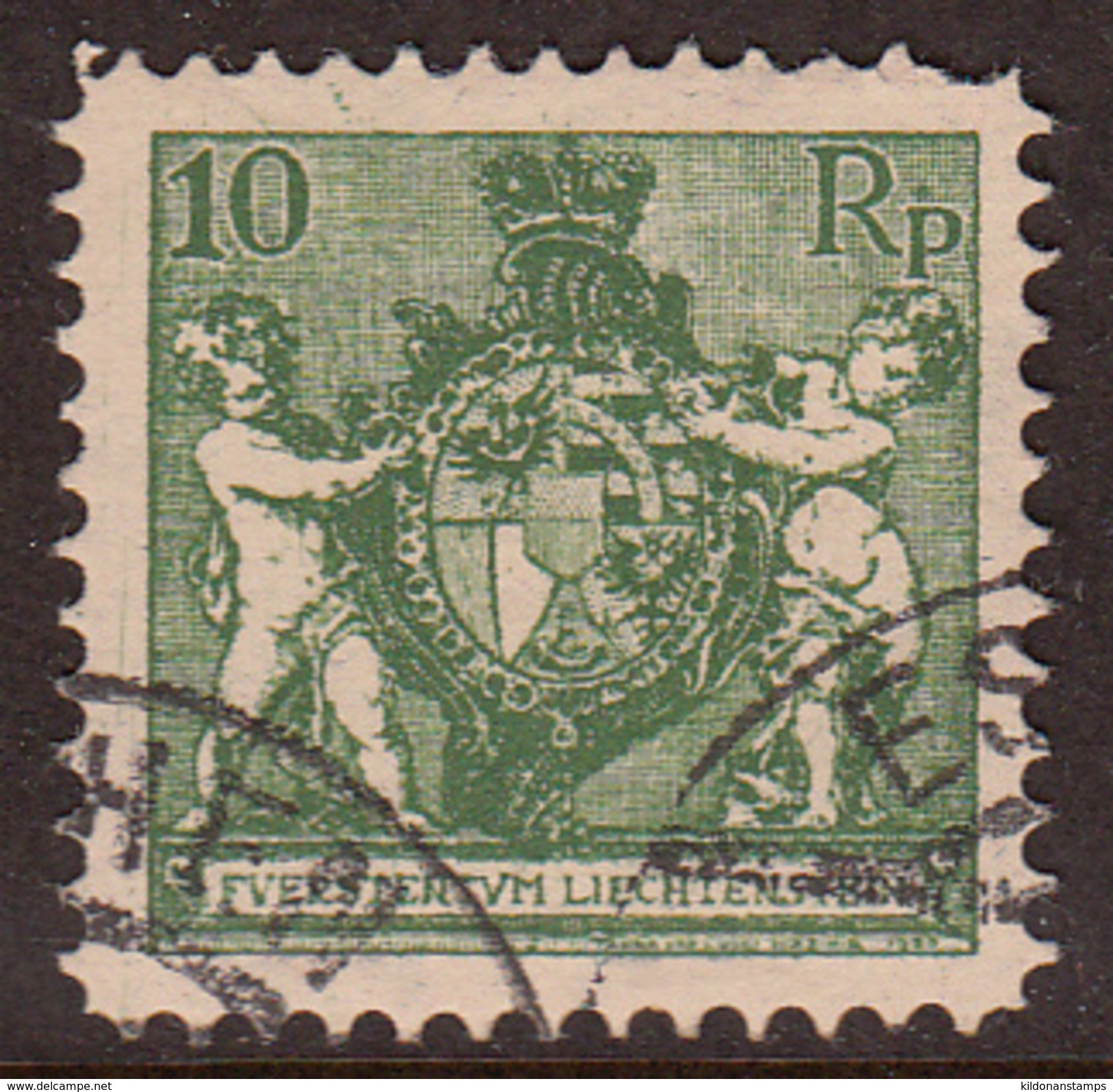 Liechtenstein 1924 Cancelled Sc# 73, Perf 11.5 - Gebruikt