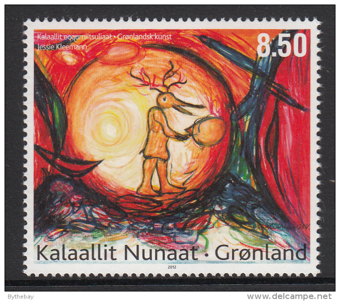 Greenland MNH 2012 Scott #611 8.50k Paintng By Jessie Kleemann - Contemporary Art - Ungebraucht