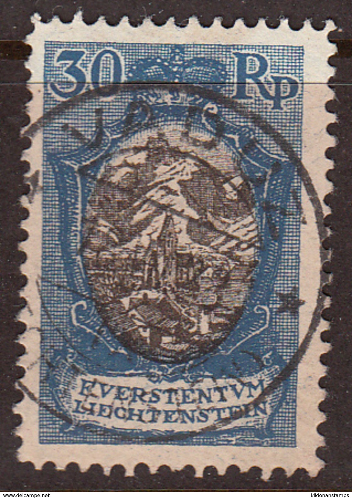 Liechtenstein 1925 Cancelled Sc# 81 - Gebruikt