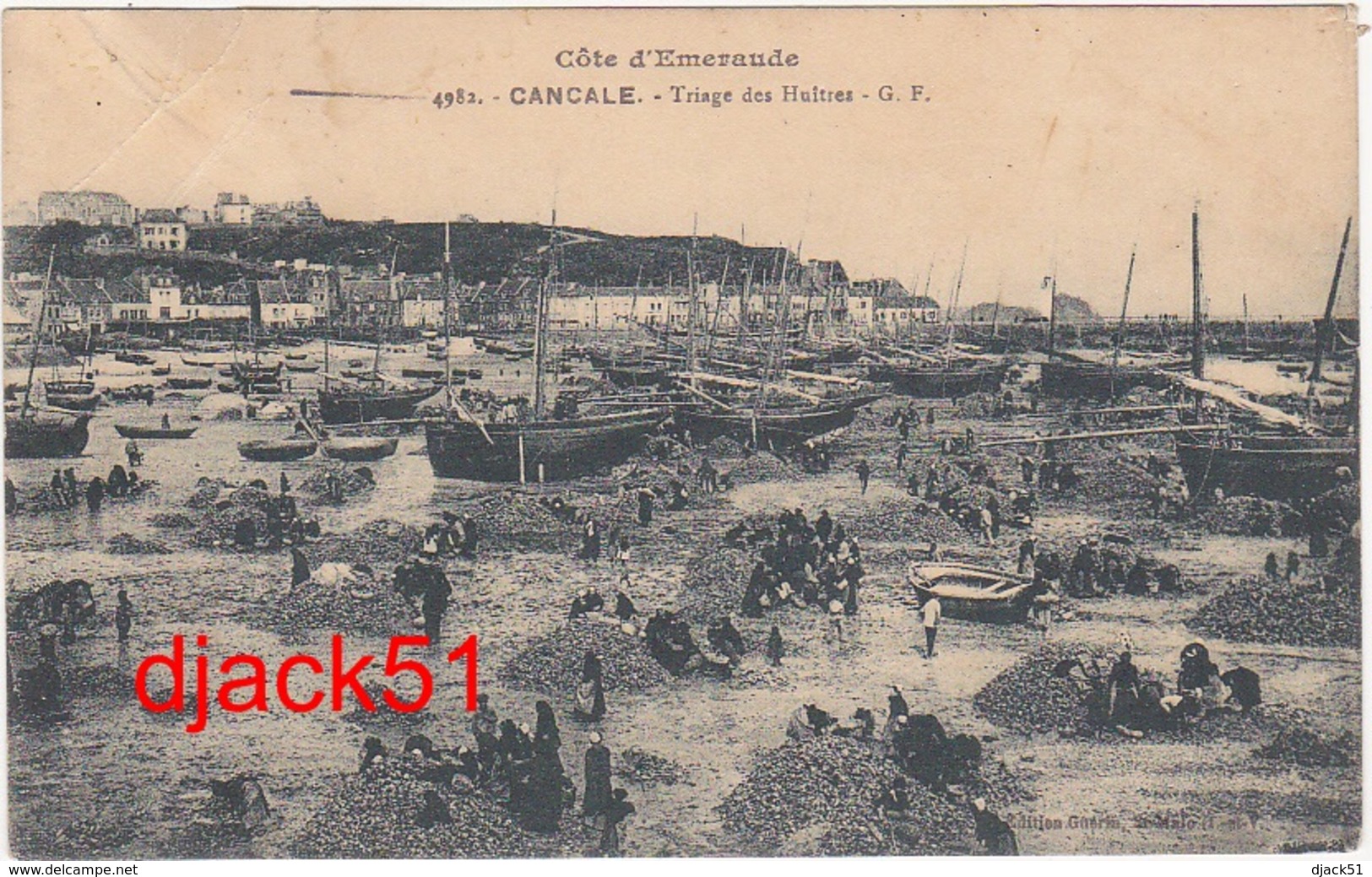 35 - CANCALE - Triage Des Huîtres - G.F. - Cancale