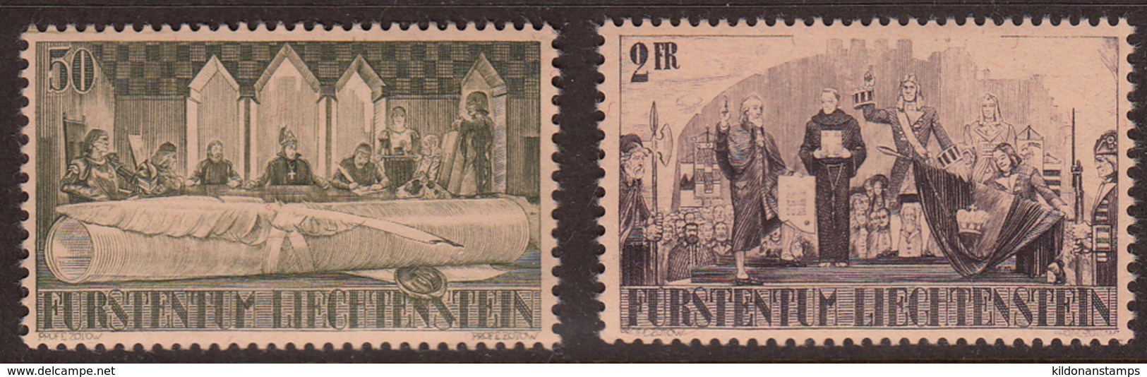 Liechtenstein 1942, Mint No Hinge, Sc# 178,180 - Neufs