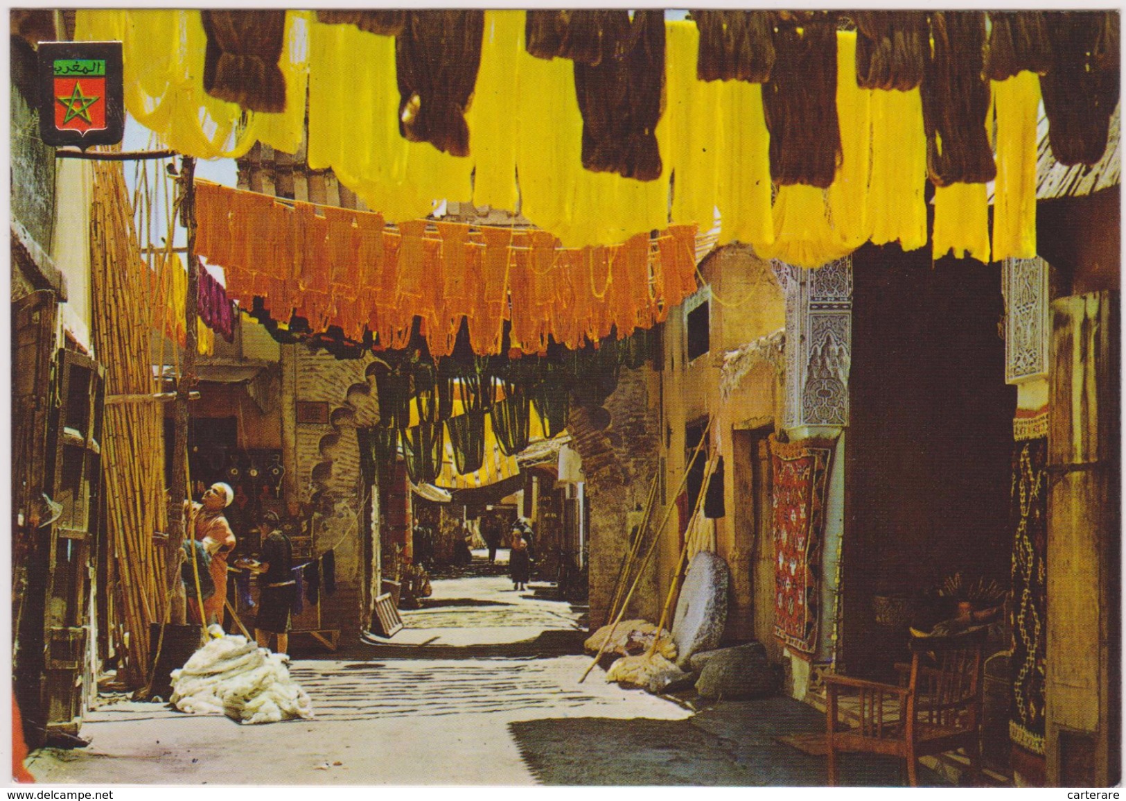 AFRIQUE DU NORD,MAROC,MARRAKECH,MURRAKUSH ,SOUK,TEINTURIER - Marrakech