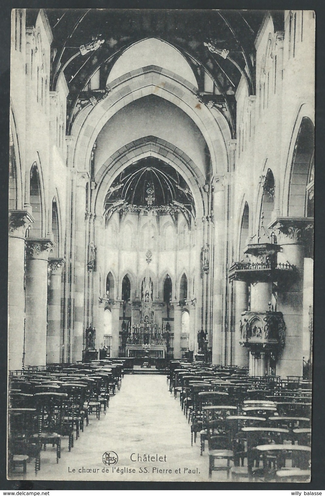 +++ CPA - CHATELET - Le Choeur De L'Eglise Pierre Et Paul - Nels   // - Châtelet