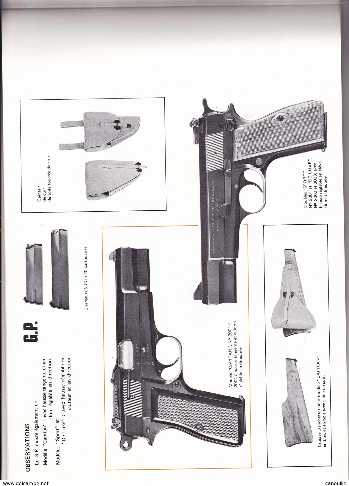 FN Herstal - Catalogue Pistolet - Fusil - Mitrailleuse .... - Autres & Non Classés