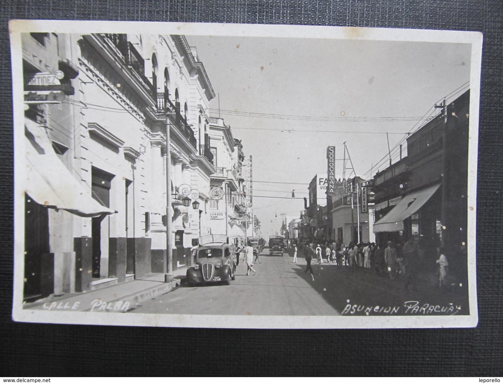 AK ASUNCION Calle Palma Paraguay Ca:1930 AUto  // D*23653 - Paraguay