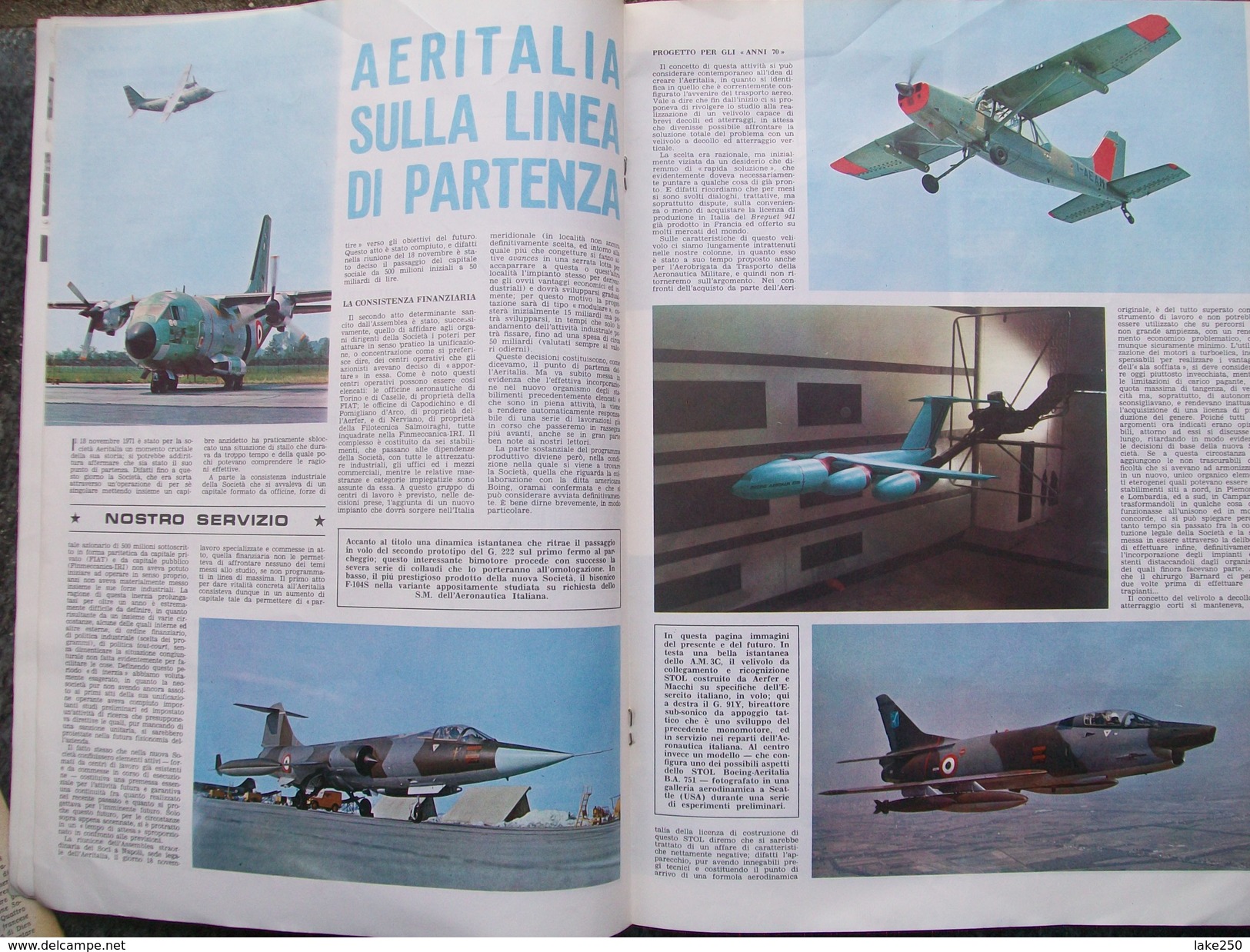 RIVISTA  ALI Nuove N°24 Del DICEMBRE 1971  Aerei Aeroplani - Moteurs