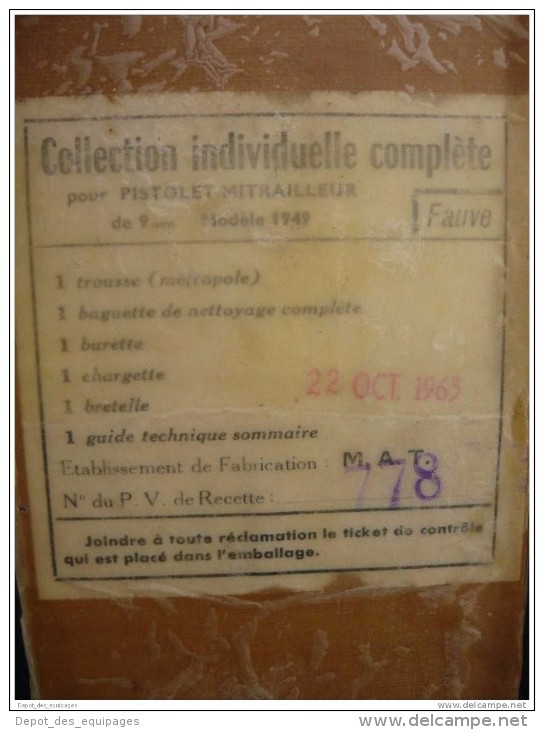 NECESSAIRE P.M. MAT-49 En BOITE  Années 1960 ......JAMAIS OUVERT De STOCK ! - Equipo