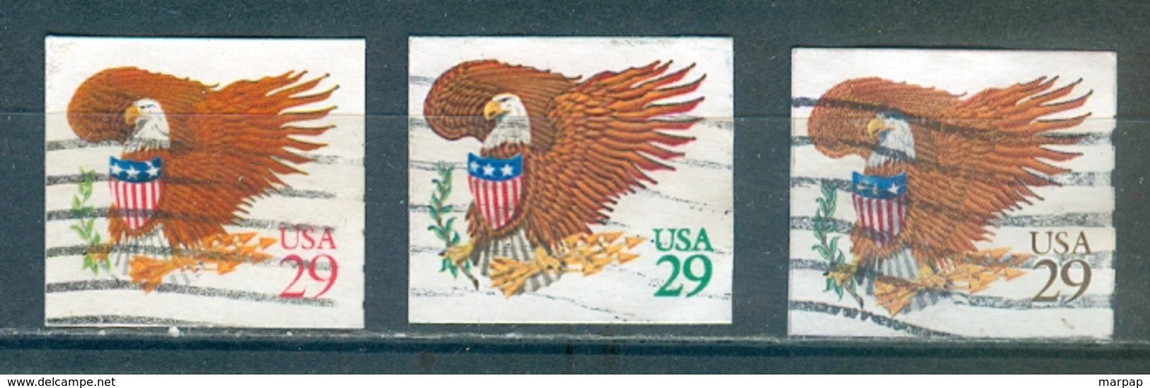 USA, Yvert No 2121-2121A-2121B - Gebraucht