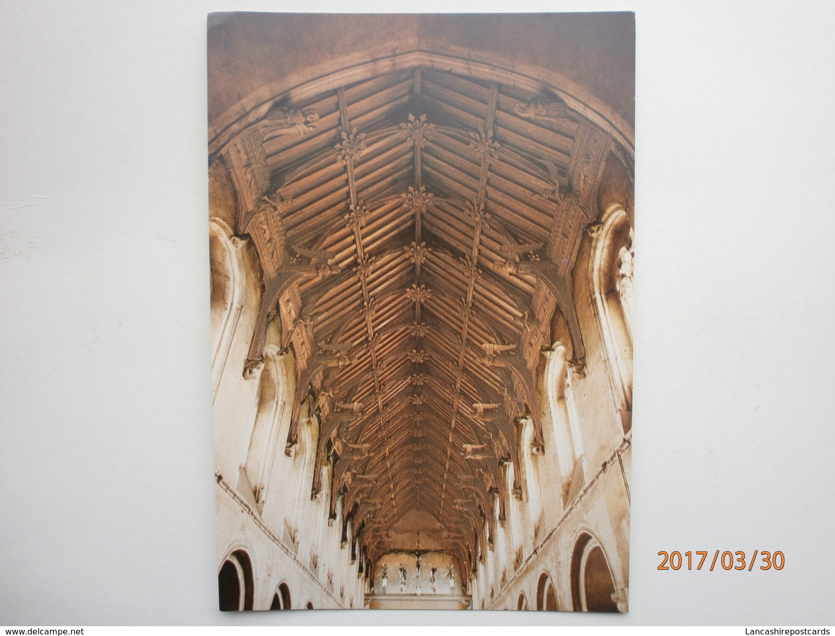 Postcard Nave Roof Abbey Church Wymondham Norfolk My Ref B2824 - Other & Unclassified