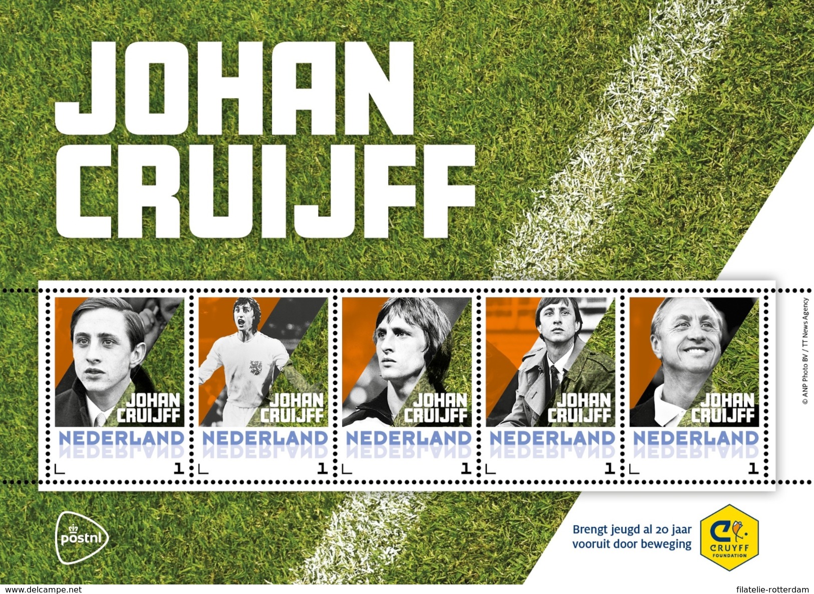 Nederland / The Netherlands - Postfris / MNH - Sheet Johan Cruijff 2017 PRE-ORDER! - Unused Stamps