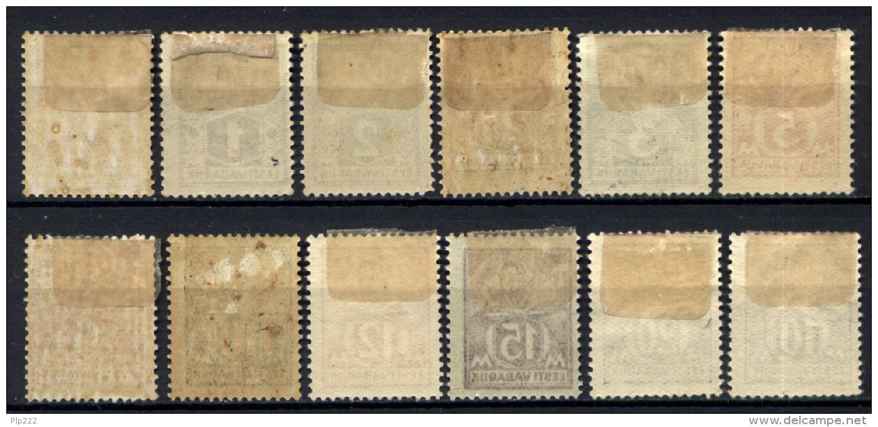 Estonia 1922/28 Unif.49A/59A+96 */MH VF/F - Estland