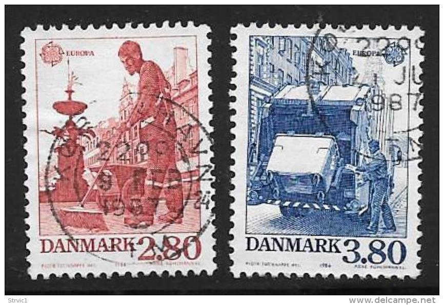 Denmark, Scott # 826-7 Used Europa, 1986 - Used Stamps