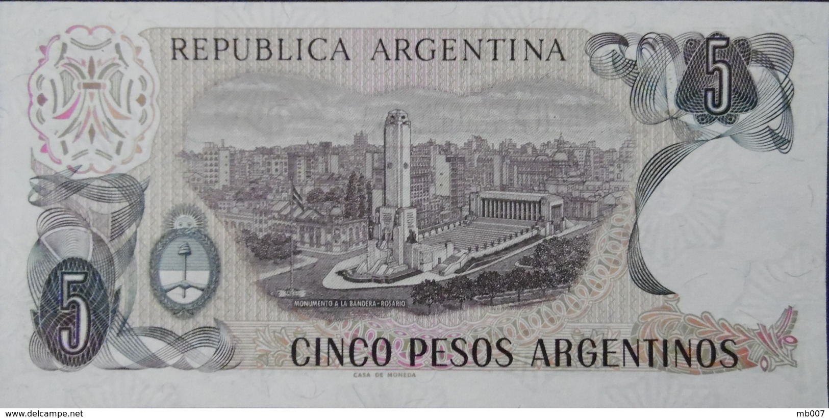 Argentine, 5 Pesos, 1983, KM:312, NEUF - Argentinië