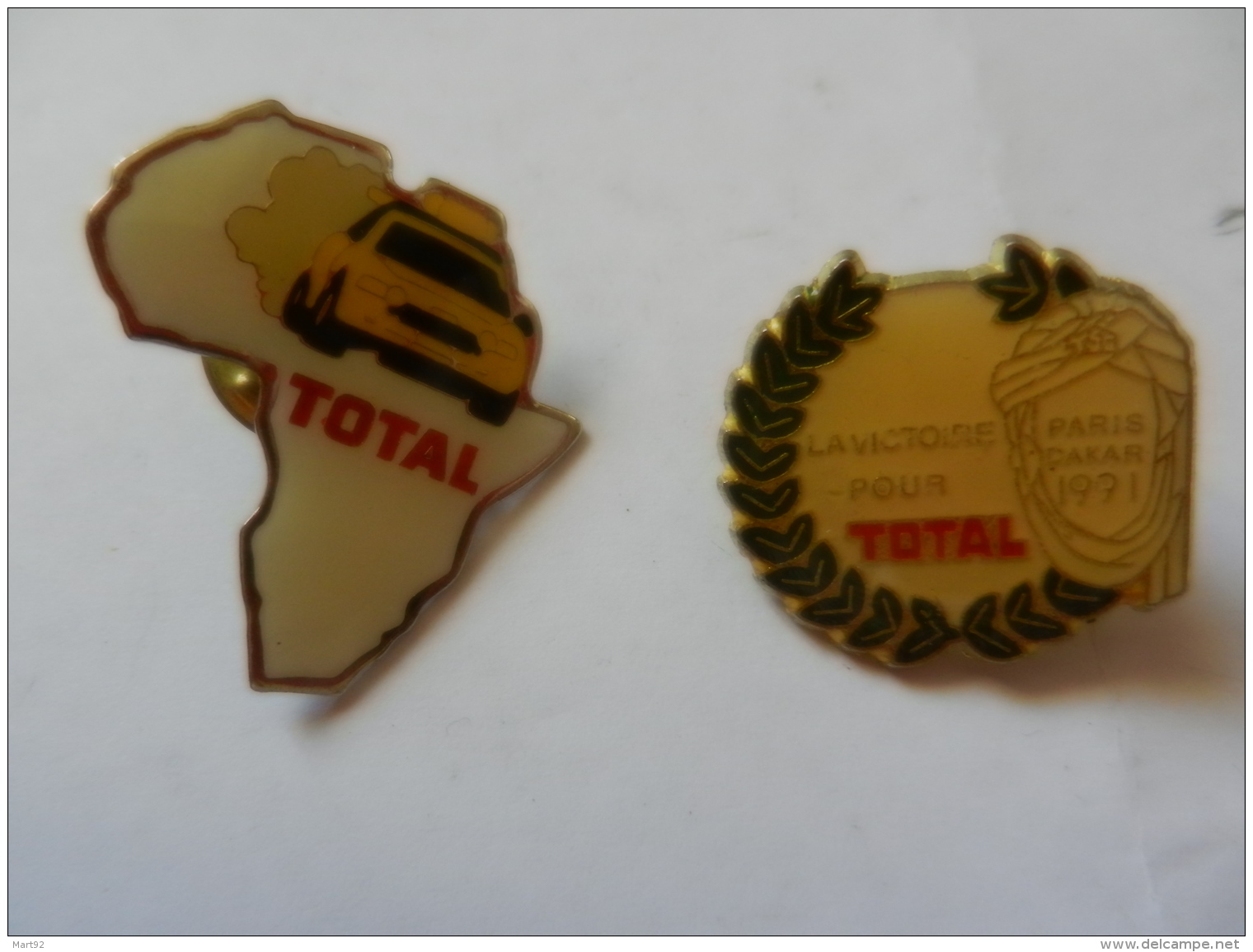 PARIS DAKAR 2 PINS - Car Racing - F1