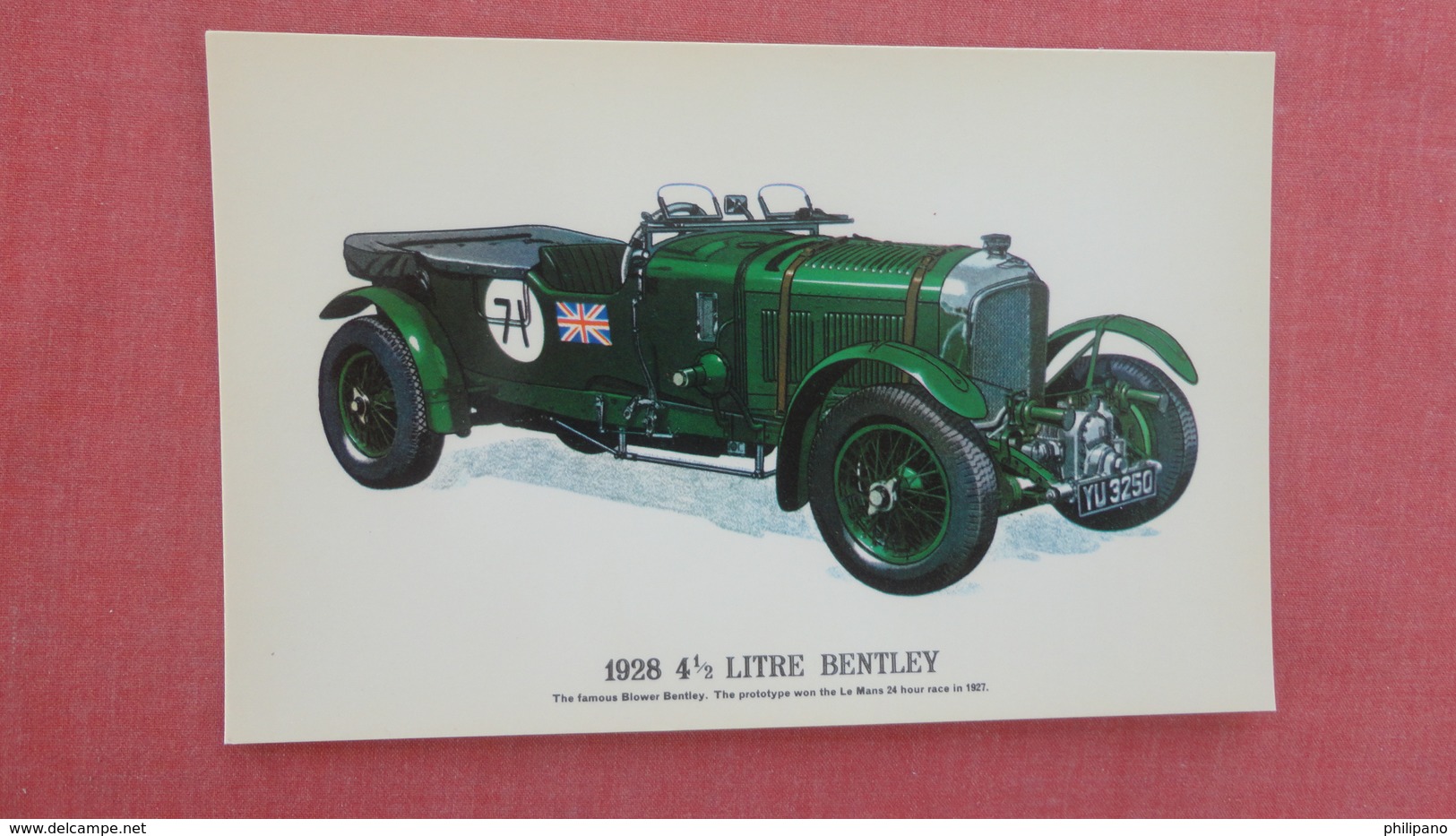 1928  4 1/2 Litre Bentley ===== ===  ===ref 2535 - Passenger Cars