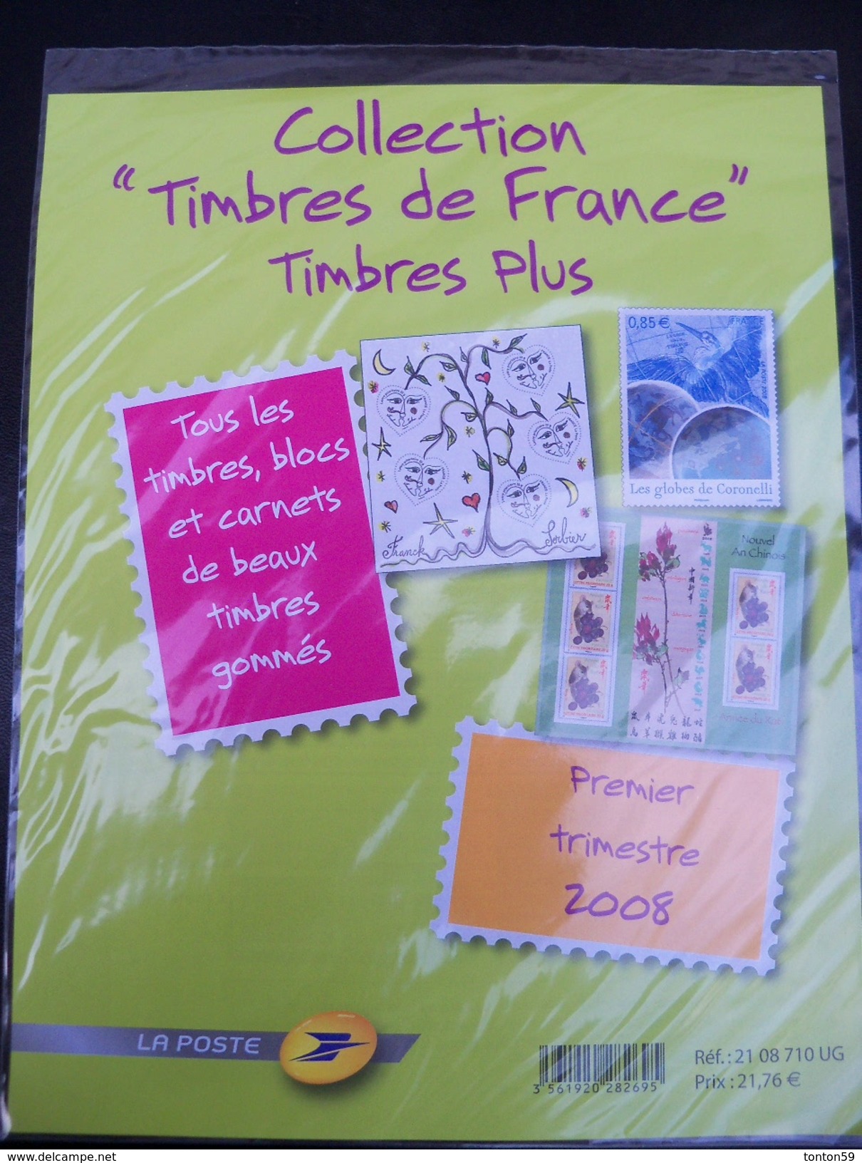 Collection "Timbres De France" Timbres Plus Neufs La Poste 2008 Valeur Faciale Port Offert - Neufs