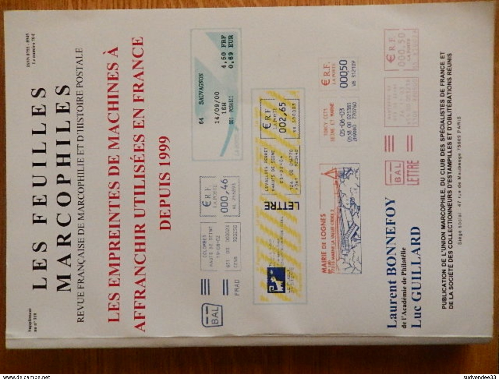 Livre " Les Empreintes De Machines à Affranchir" Depuis 1999 (édition 2004) - France