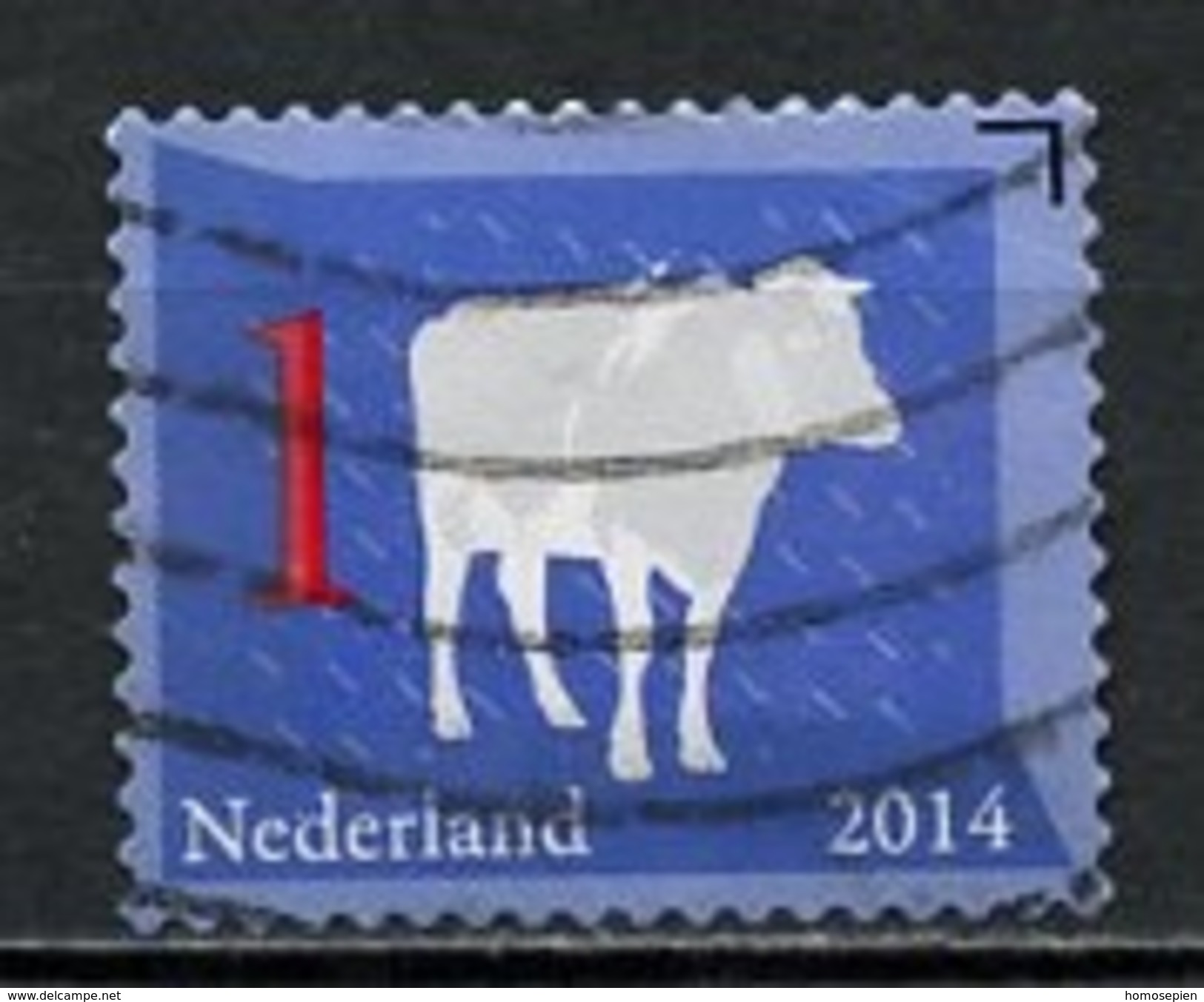 Pays Bas - Netherlands - Niederlande 2014 Y&T N°3126 - Michel N°3200 (o) - (svi 1) Vache - Gebraucht