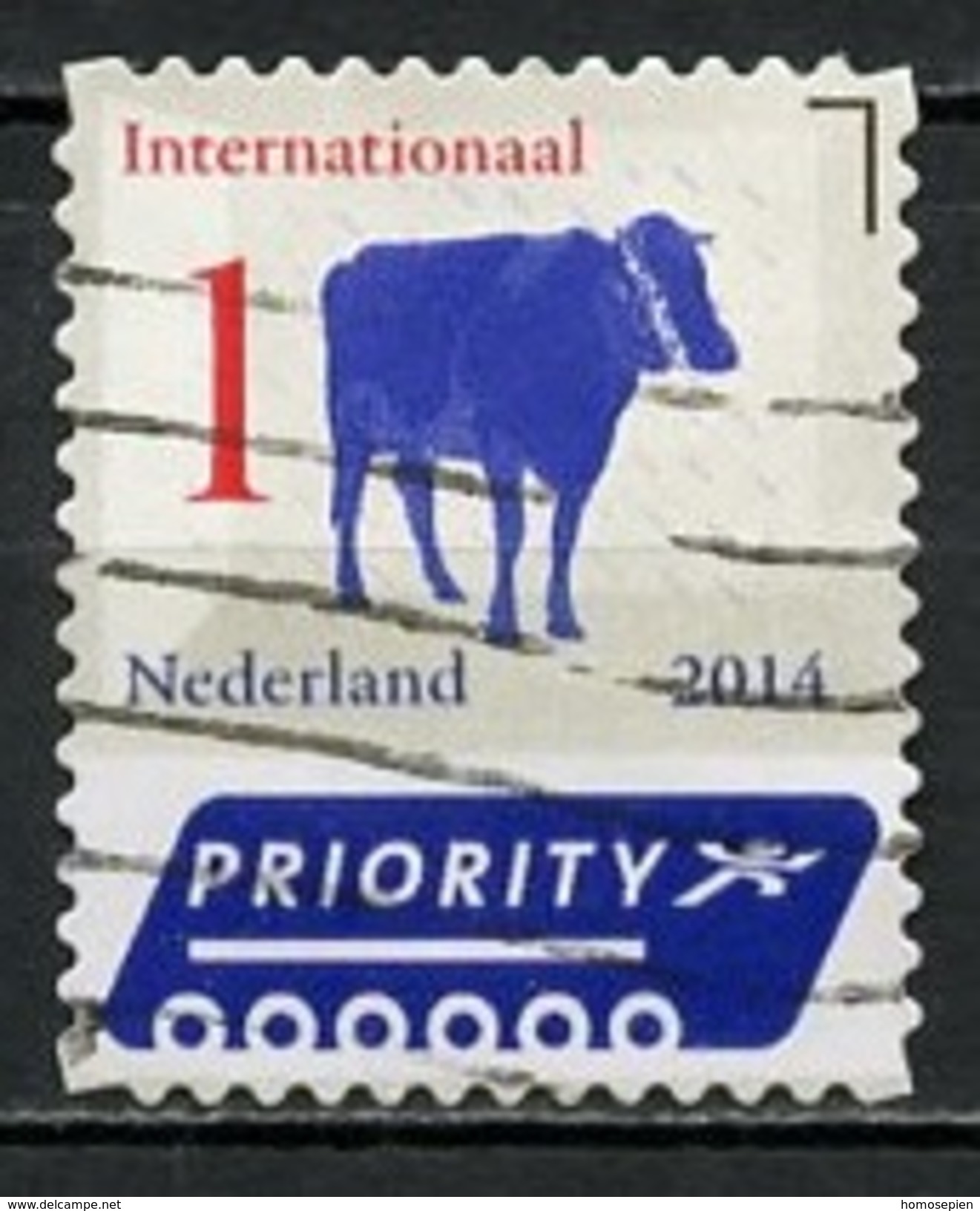 Pays Bas - Netherlands - Niederlande 2014 Y&T N°3132 - Michel N°3206 (o) - (svi 1) Vache - Oblitérés