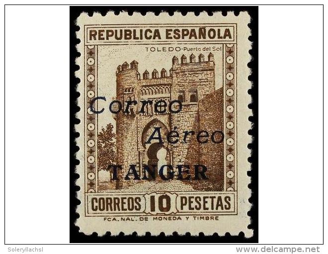 ** COLONIAS ESPA&Ntilde;OLAS: TANGER. Ed.NE 10/25. NO EMITIDOS. Serie Completa, Alg&uacute;n Valor, Leves... - Autres & Non Classés