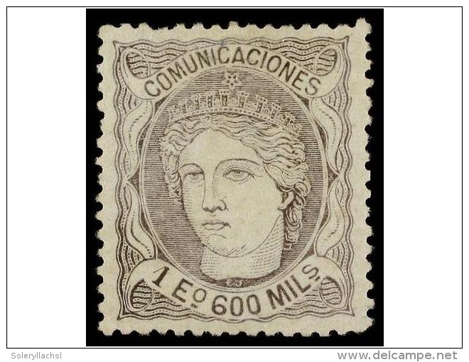 (*) ESPA&Ntilde;A. Ed.111. 1 Esc. 600 Mils. Violeta. Centraje Perfecto. PIEZA DE LUJO. Cert. GRAUS Y COMEX.... - Other & Unclassified