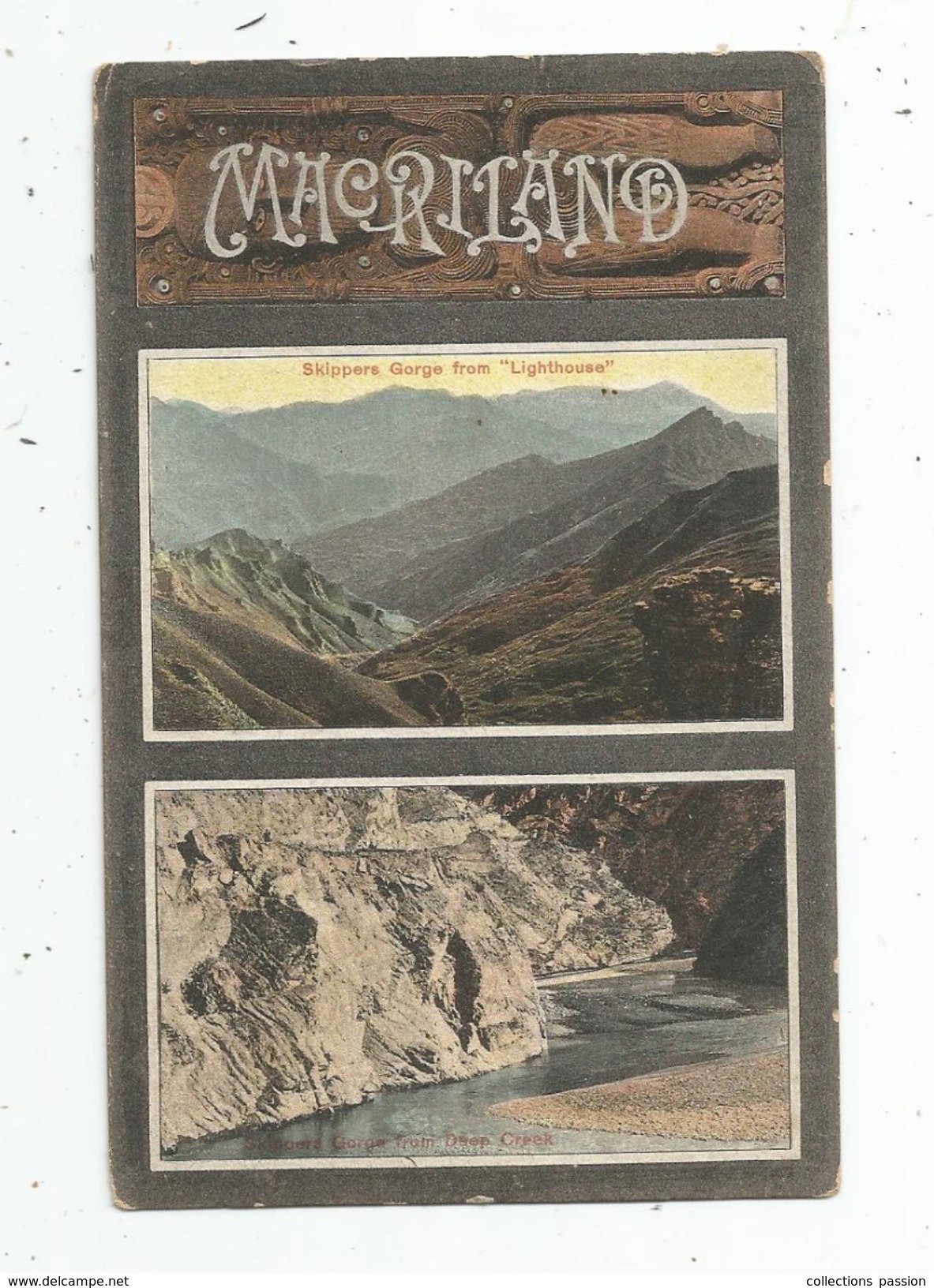 Cp , NOUVELLE ZELANDE , NEW ZELAND , MACRILAND , Multi Vues , écrite , N° 137657 - New Zealand