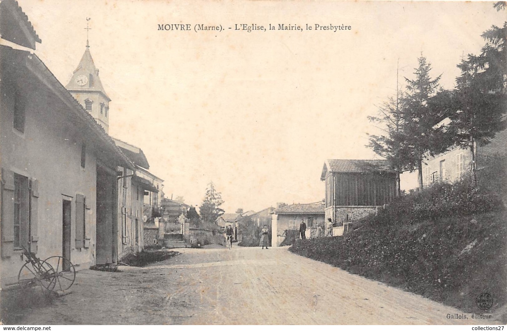 51-MOIVRE- L'EGLISE, LA MAIRIE, LE PRESBYTERE - Other & Unclassified