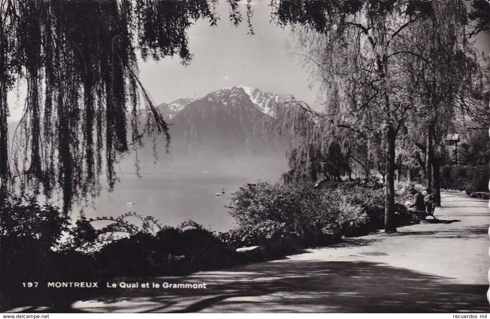 Montreux Le Quai Et Le Grammont  1951 - Montreux