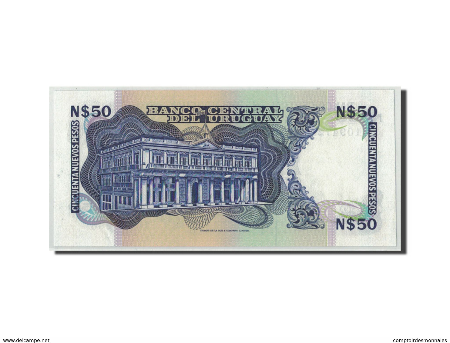 Billet, Uruguay, 50 Nuevos Pesos, Undated (1988-89), KM:61a, NEUF - Uruguay