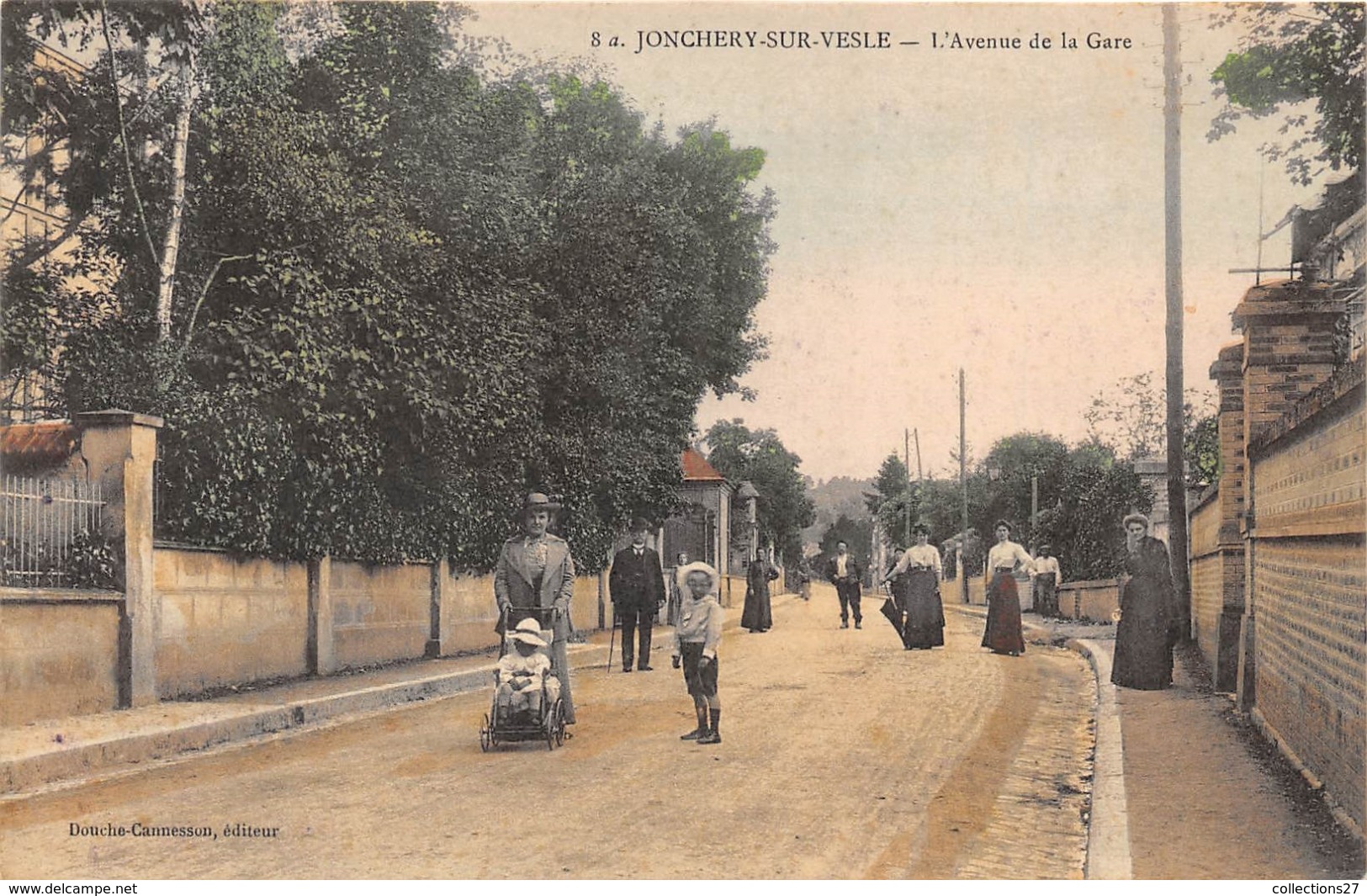 51-JONCHERY-SUR-VESLE- L'AVENUE DE LA GARE - Jonchery-sur-Vesle
