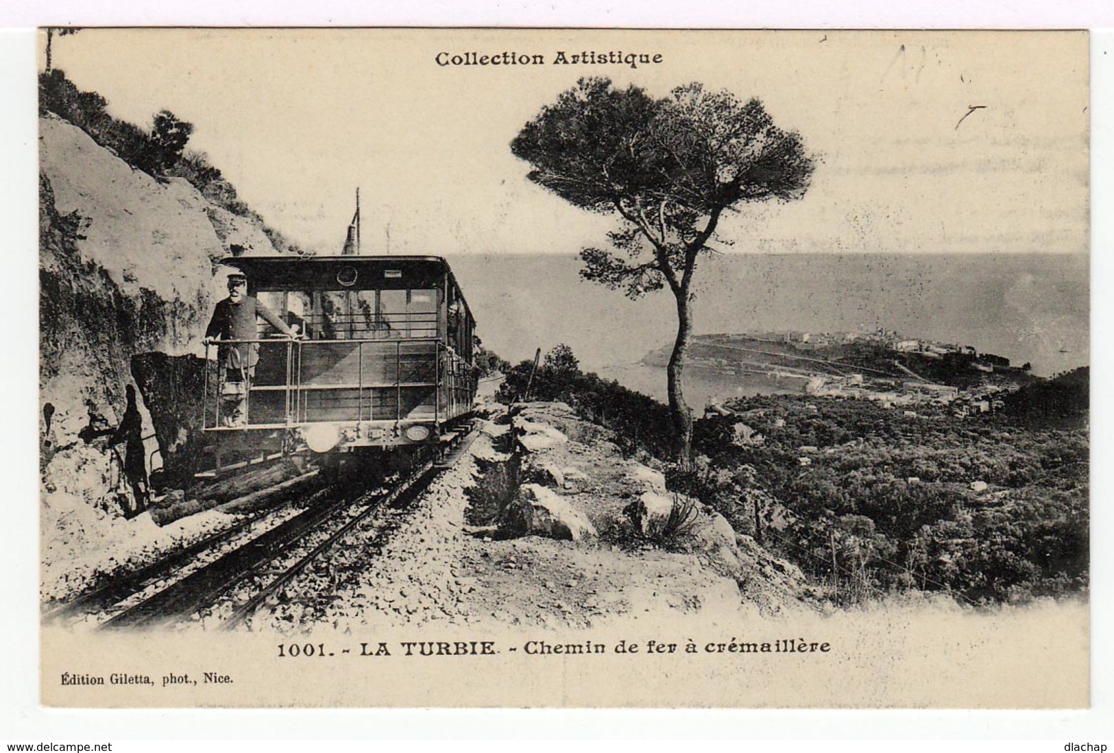 La Turbie. Chemin De Fer à Crémaillère. (1354) - Autres & Non Classés