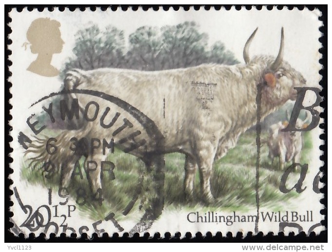 GREAT BRITAIN - Scott #1045 Chillingham Wild Bull / Used Stamp - Used Stamps