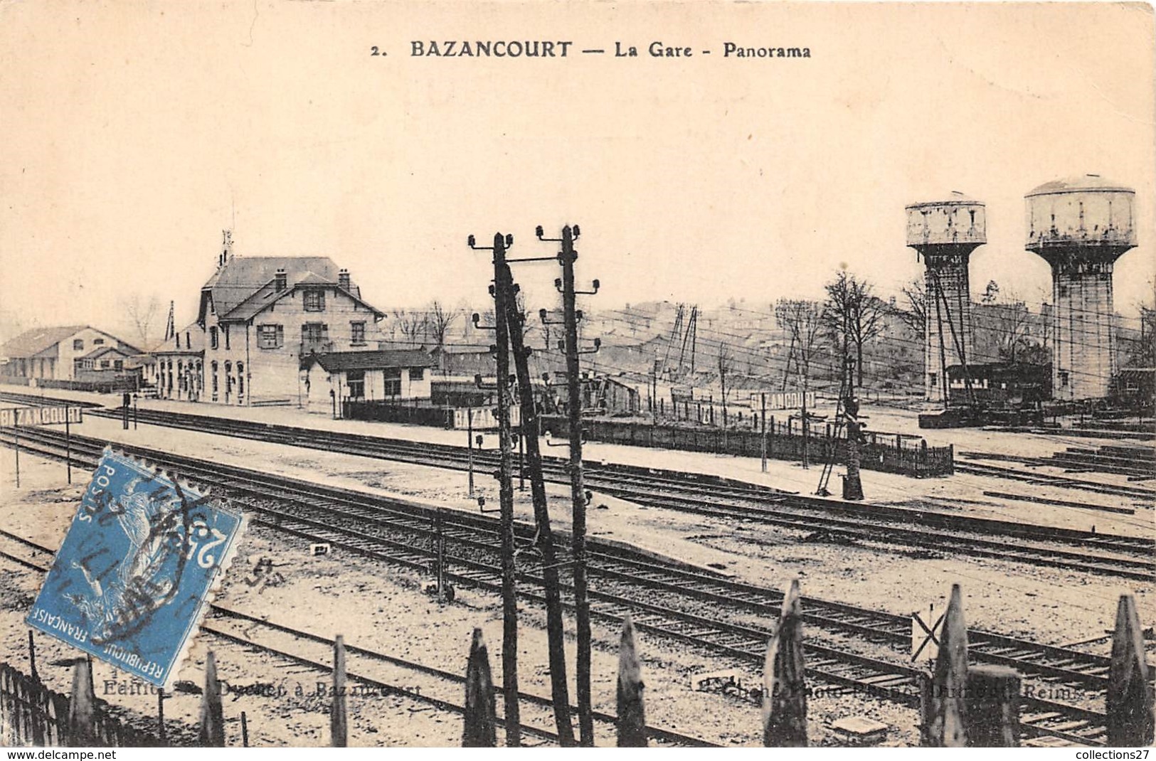 51-BAZANCOURT- LA GARE , PANORAMA - Bazancourt
