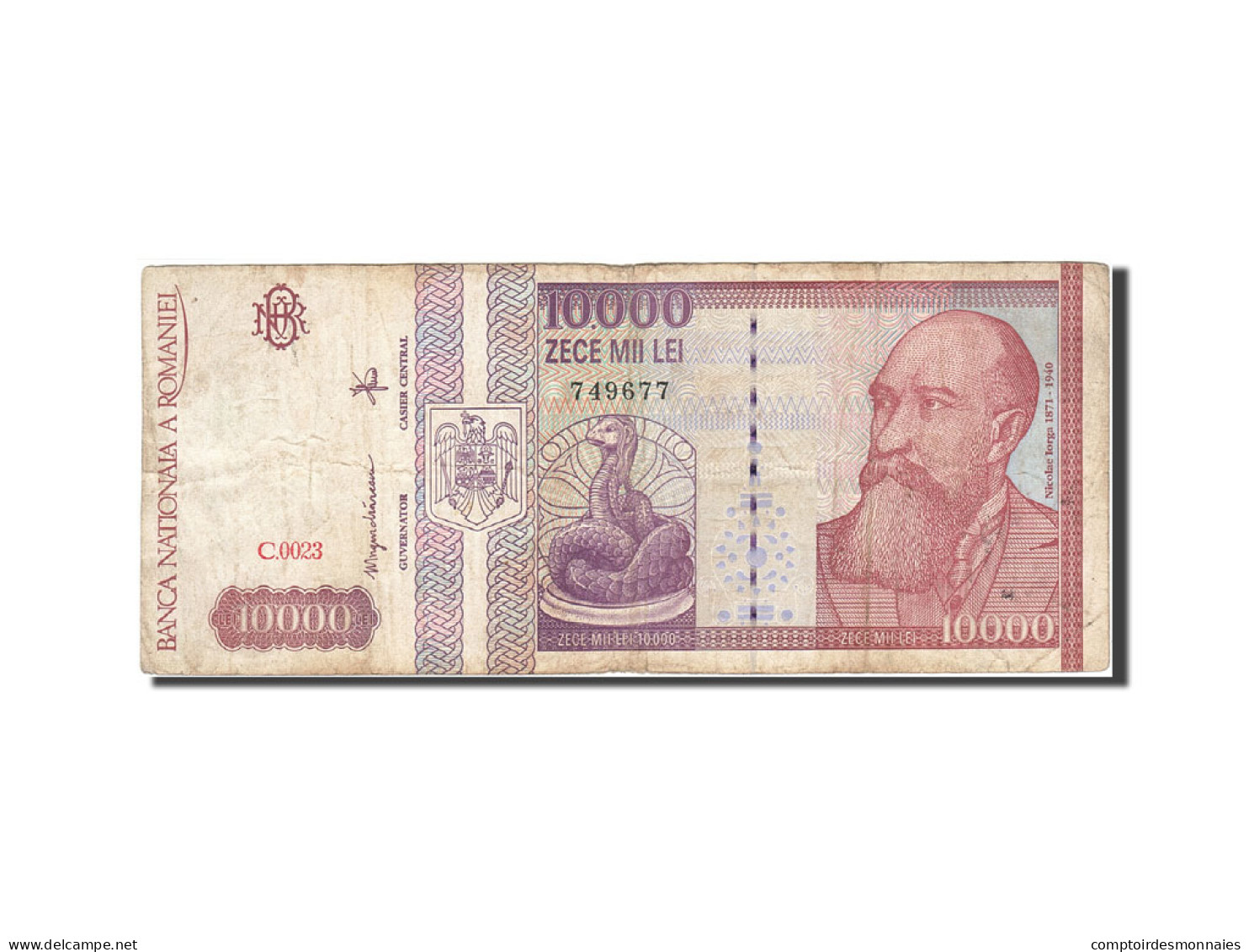 Billet, Roumanie, 10,000 Lei, 1991-1994, 1994, KM:105a, TB+ - Roumanie