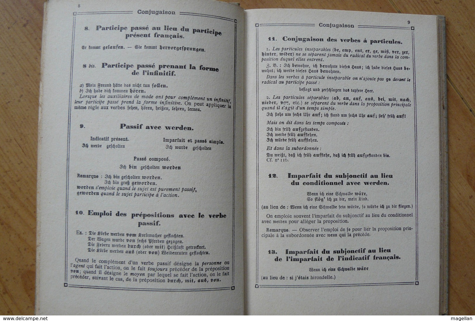 2 Livres D'apprentissage De L'Allemand - écriture Gothique - Ed. Hachette - 1938 (Voir Scans) - 12-18 Years Old