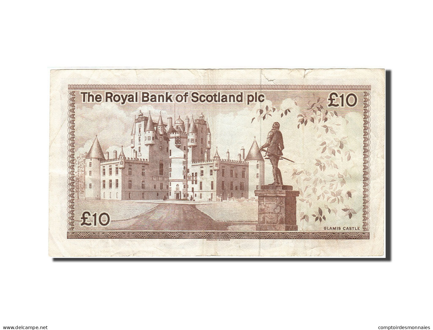 Billet, Scotland, 10 Pounds, 1982-1986, 1984-01-04, KM:343a, TTB - 10 Ponden