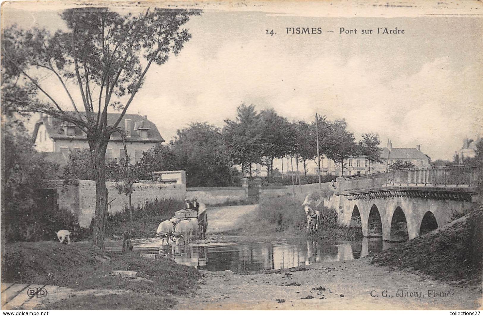 51-FISMES- PONT SUR L'ARDRE - Fismes