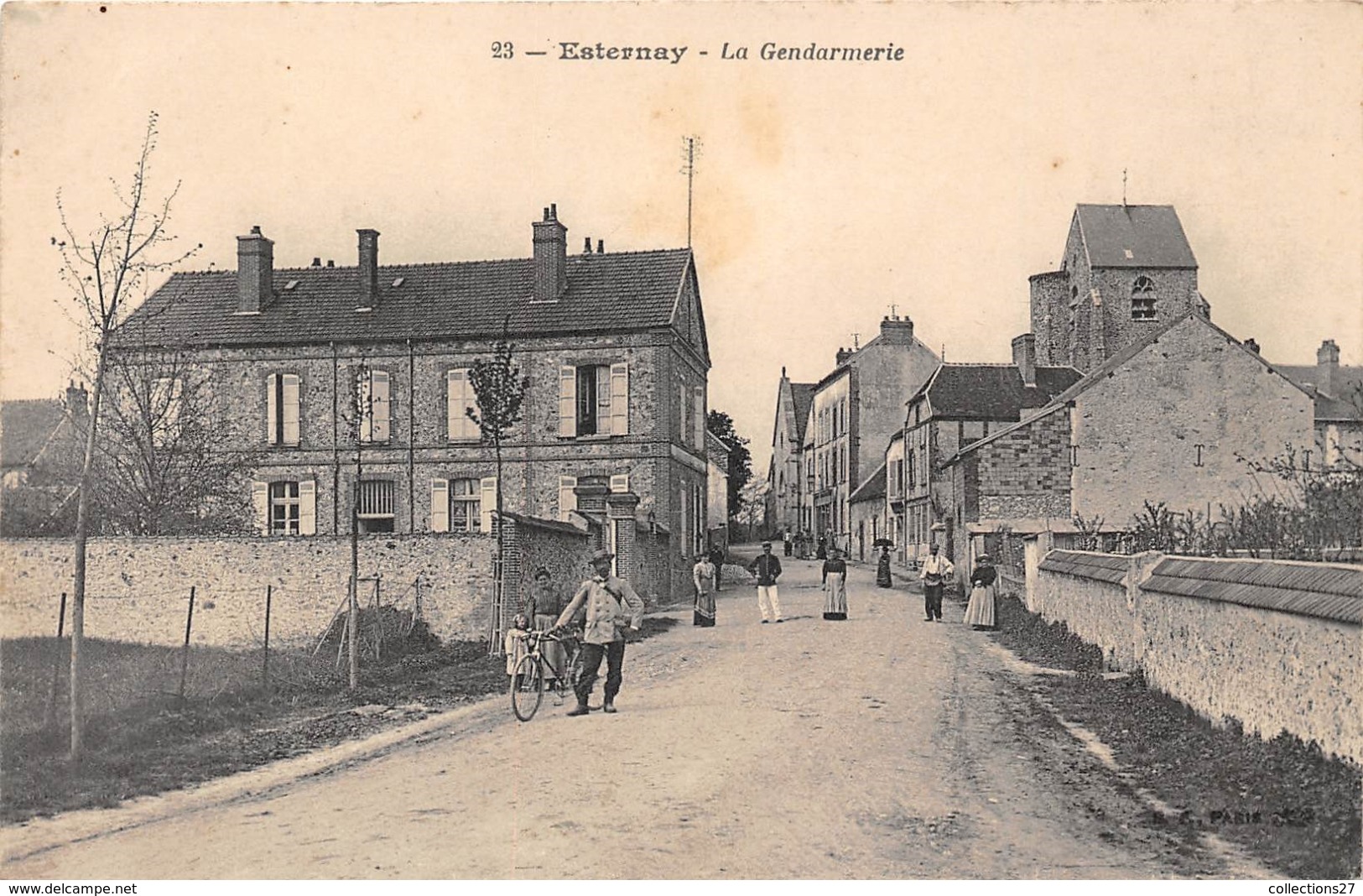 51-ESTERNAY- LA GENDARMERIE - Esternay