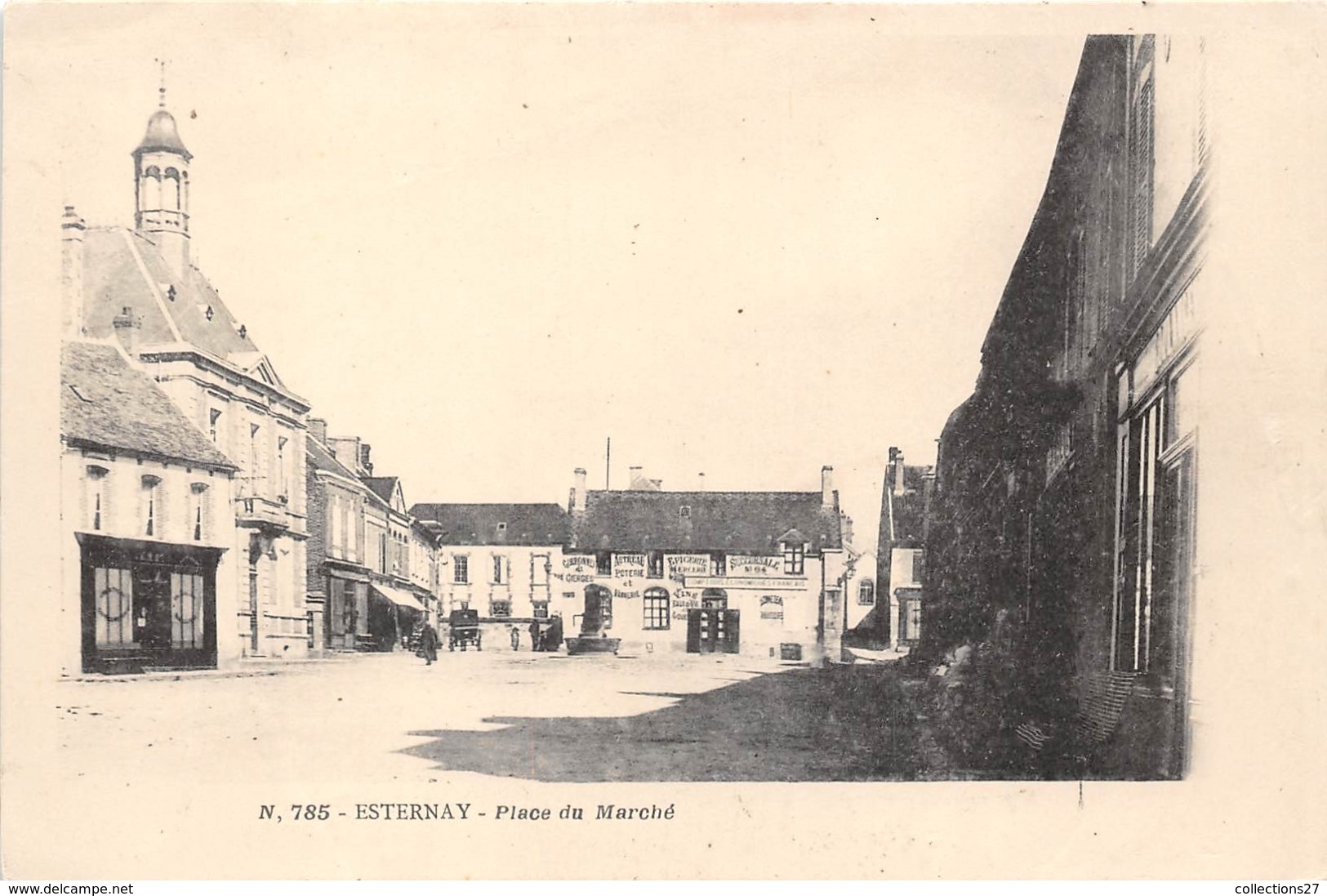 51-ESTERNAY- PLACE DU MARCHE - Esternay