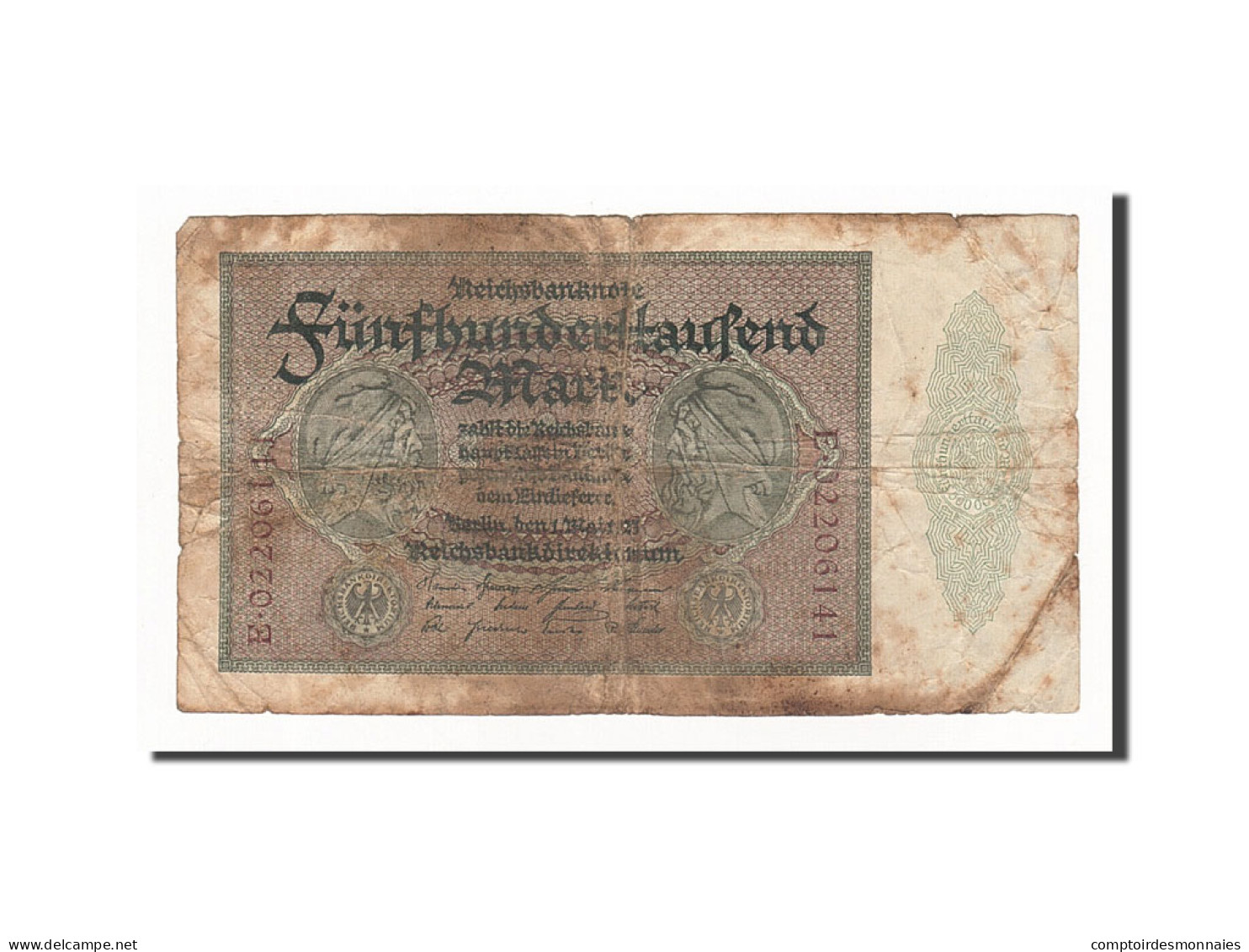 Billet, Allemagne, 500,000 Mark, 1923-05-01, KM:88a, B - 500000 Mark