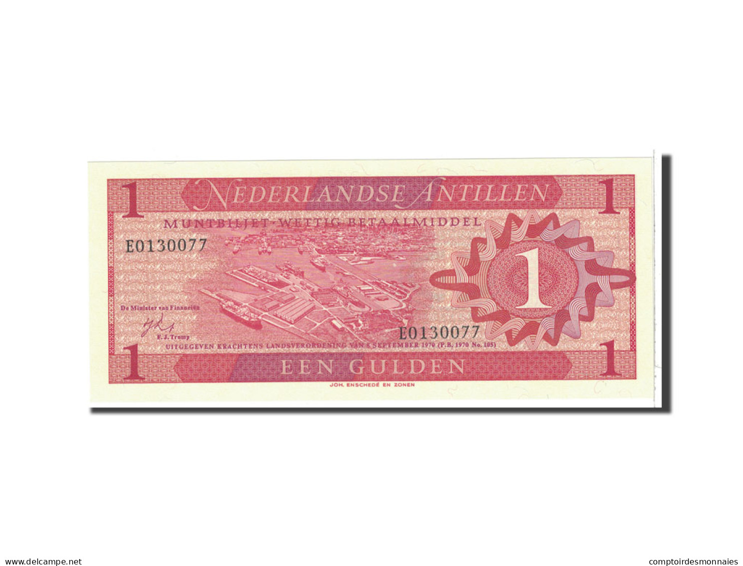 Billet, Netherlands Antilles, 1 Gulden, 1970, Undated, KM:20a, NEUF - Niederländische Antillen (...-1986)