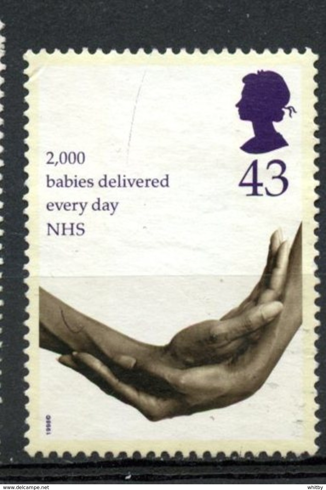 Great Britain 1998 43p Hands Forming Cradle Issue #1816 - Used Stamps