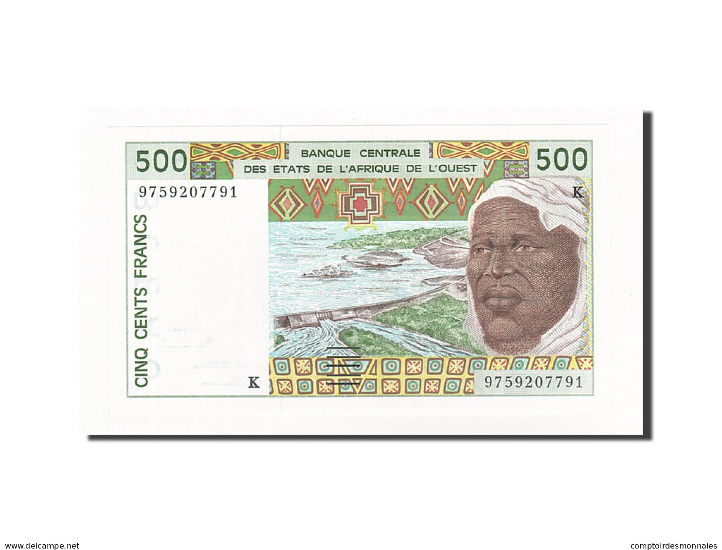 Billet, West African States, 500 Francs, 1997, KM:710Kg, NEUF - West-Afrikaanse Staten