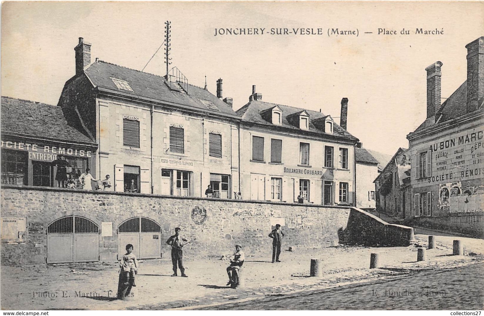 51-JONCHERY-SUR-VESLE- PLACE DU MARCHE - Jonchery-sur-Vesle