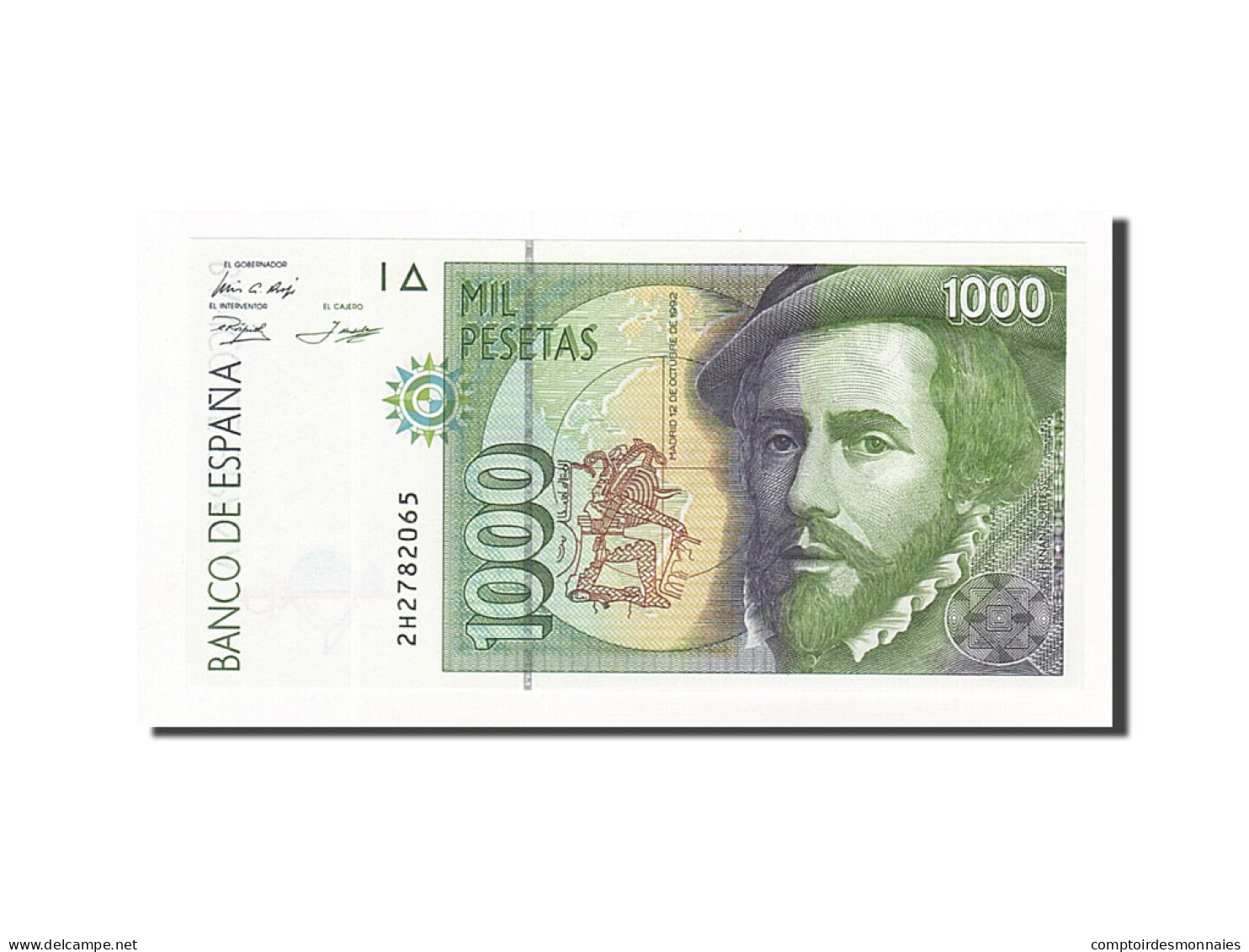 Billet, Espagne, 1000 Pesetas, 1992, Undated, KM:163, NEUF - [ 4] 1975-… : Juan Carlos I