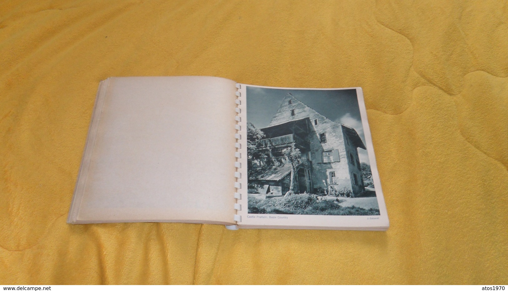 LIVRE DE 127 PICTURES OF SWITZERLAND BY JEAN GABERELL LTD. PUBLISHER THALWIL ZURICH. / VUE DE SUISSE. EN ANGLAIS. - Europe