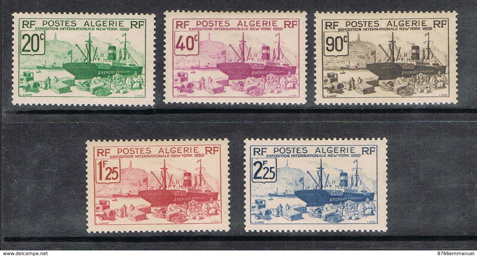 ALGERIE N°153 A 157 N* - Used Stamps