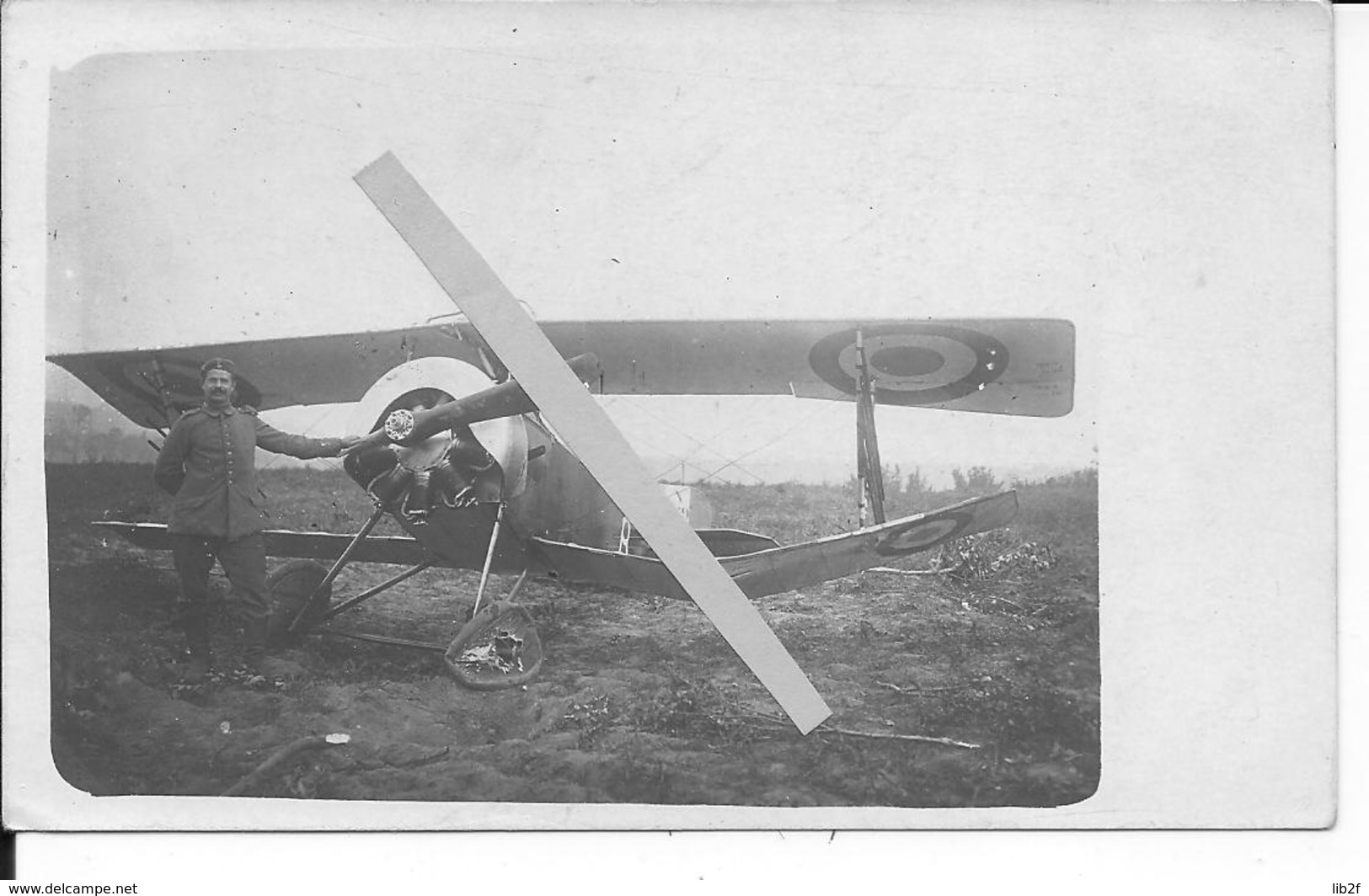 Dammartin Sur Meuse Avion Français Nieuport 959 Abattu Par Les Allemands 1 Carte Photo 1914-1918 14-18 Ww1 - War, Military