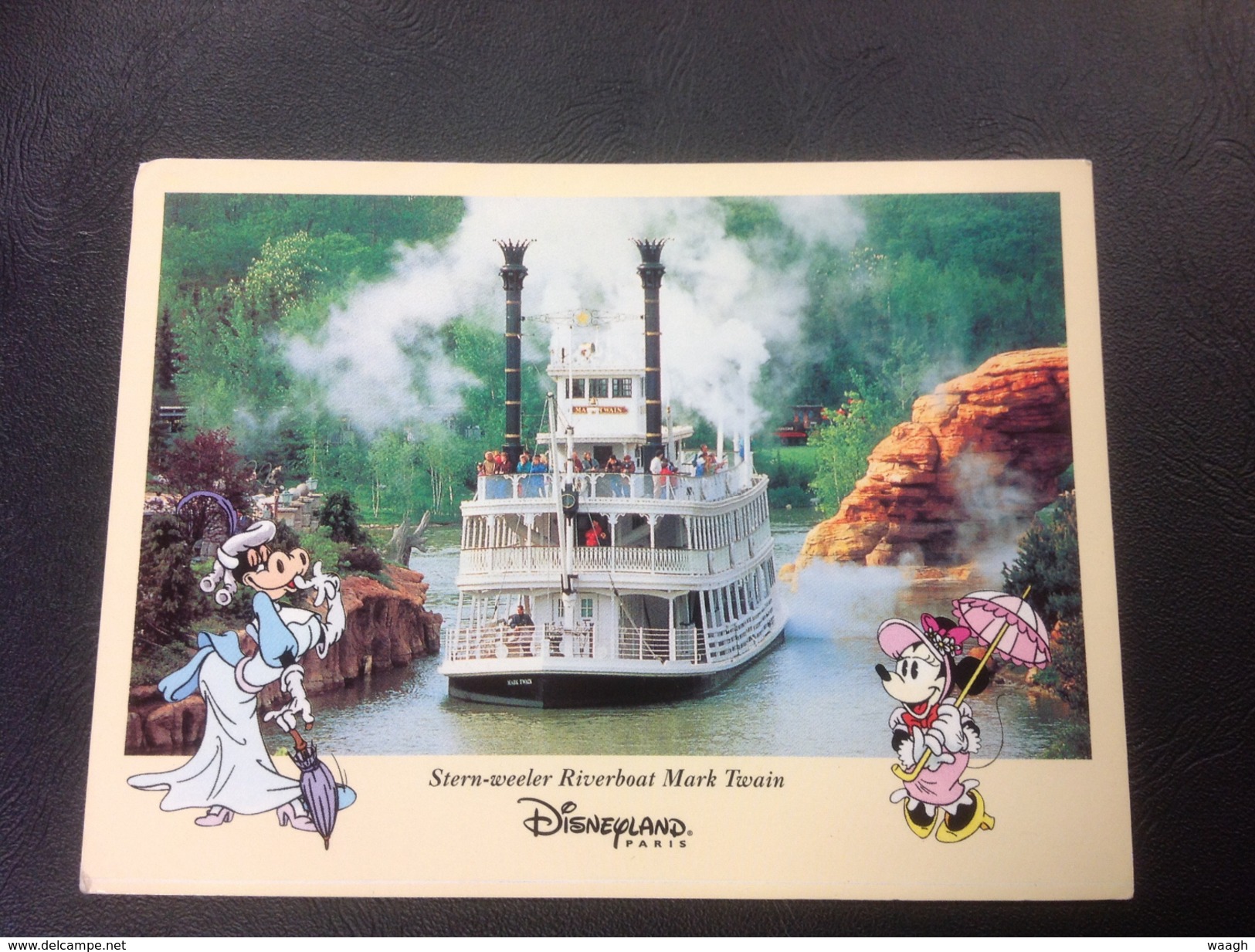 DYSNEYLAND PARIS Stern Weeler Riverboat Mark Twain - 1995 Timbrée - Disneyland